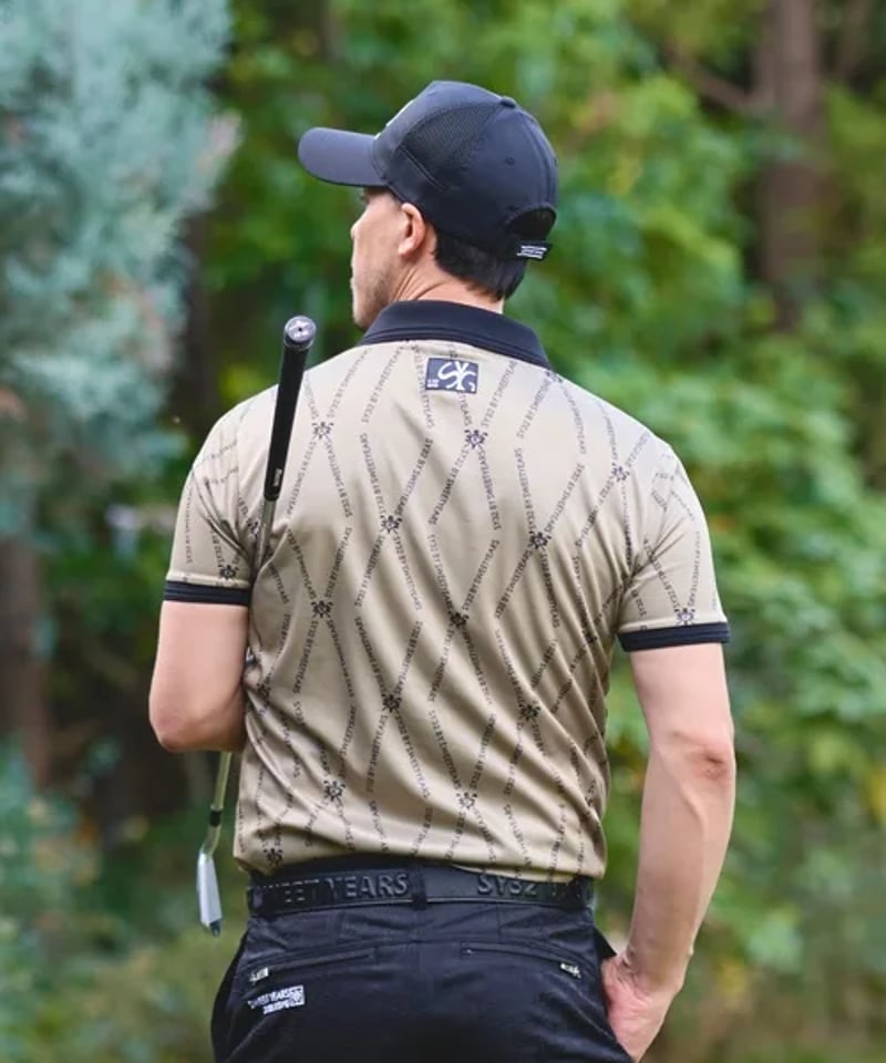 SY32 by SWEET YEARS GOLF】QD GRAPHIC POLO | MIC