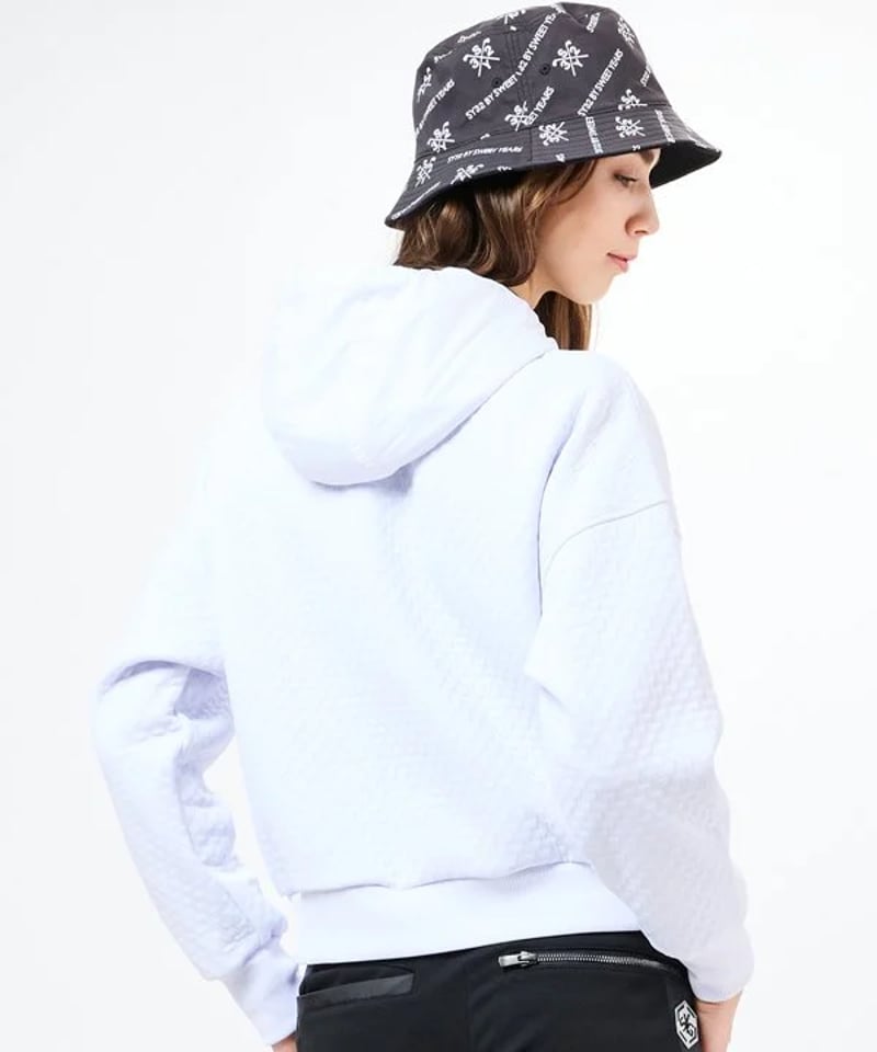 SY32 by SWEET YEARS GOLF】KNIT JACQUARD ZIP UP 