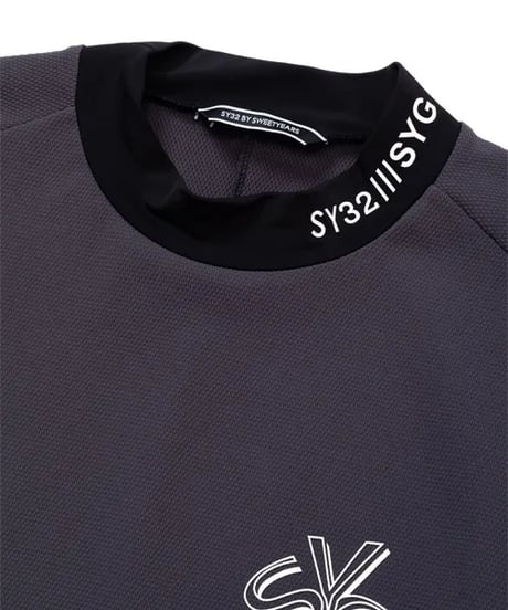 【SY32 by SWEET YEARS GOLF】NEO-PRO POPCORN KNIT MOCK