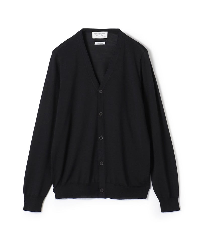 TOMORROWLAND MEN】スーパーファインメリノウール Vネックカーディガン