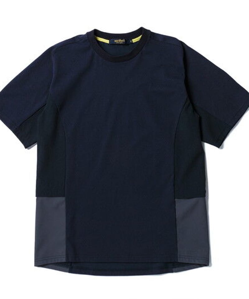 ナリフリ（自転車） マルチテックサイドベンチレーションTシャツ（080 ネイビー） サイズ XL narifuri narifuri マルチテックサイドベンチレーションTシャツ（080 ネイビー