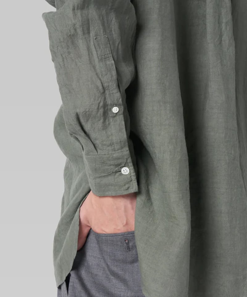 colon】CSH-4 – 1/60 Linen Cloth – Khaki / ダブルポ