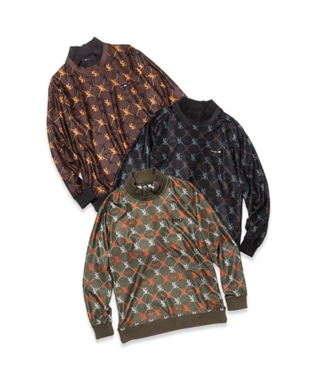 【SY32 by SWEET YEARS GOLF】SYG MONOGRAM MOCK