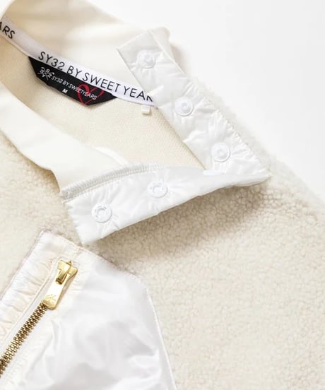 【SY32 by SWEET YEARS GOLF】WOOL ECO BOA PULLOVER
