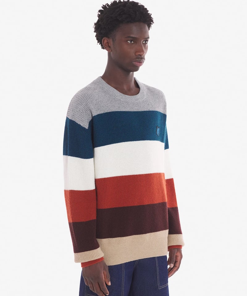 MAISON KITSUNE】BOLD FOX HEAD PATCH COMFORT RIB MAISON KITSUNE】BOLD FOX HEAD PATCH COMFORT RIB