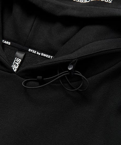 【SY32 by SWEET YEARS 】NAME TAG BIG SILHOUETTE P/O HOODIE