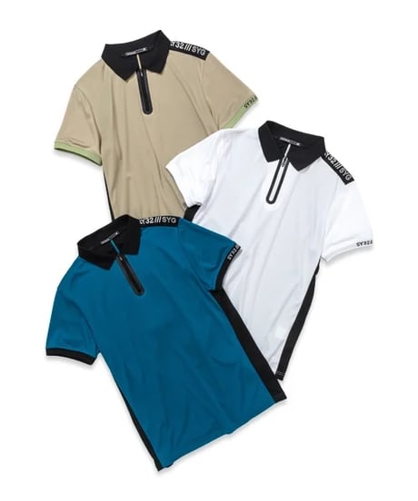【SY32 by SWEET YEARS GOLF】LASER ZIP UP POLO