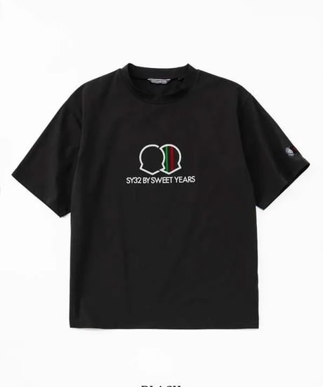 【SY32 by SWEET YEARS GOLF】EMBLEM MOCK T