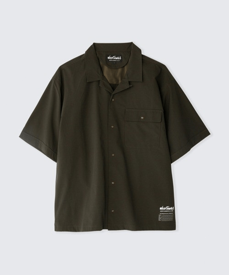 【WILD THINGS】OPEN COLLAR POCKET SHIRTS