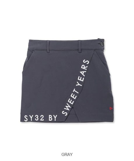 【SY32 by SWEET YEARS GOLF】WOVEN DOUBLE FACE SKIRT
