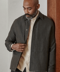 【About Companions】OWE overshirt steel winter linen