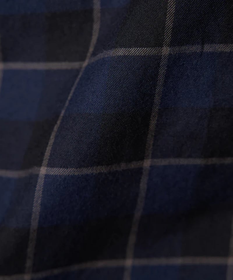 colon】W Pocket Shirt -Cotton Check Flannel |