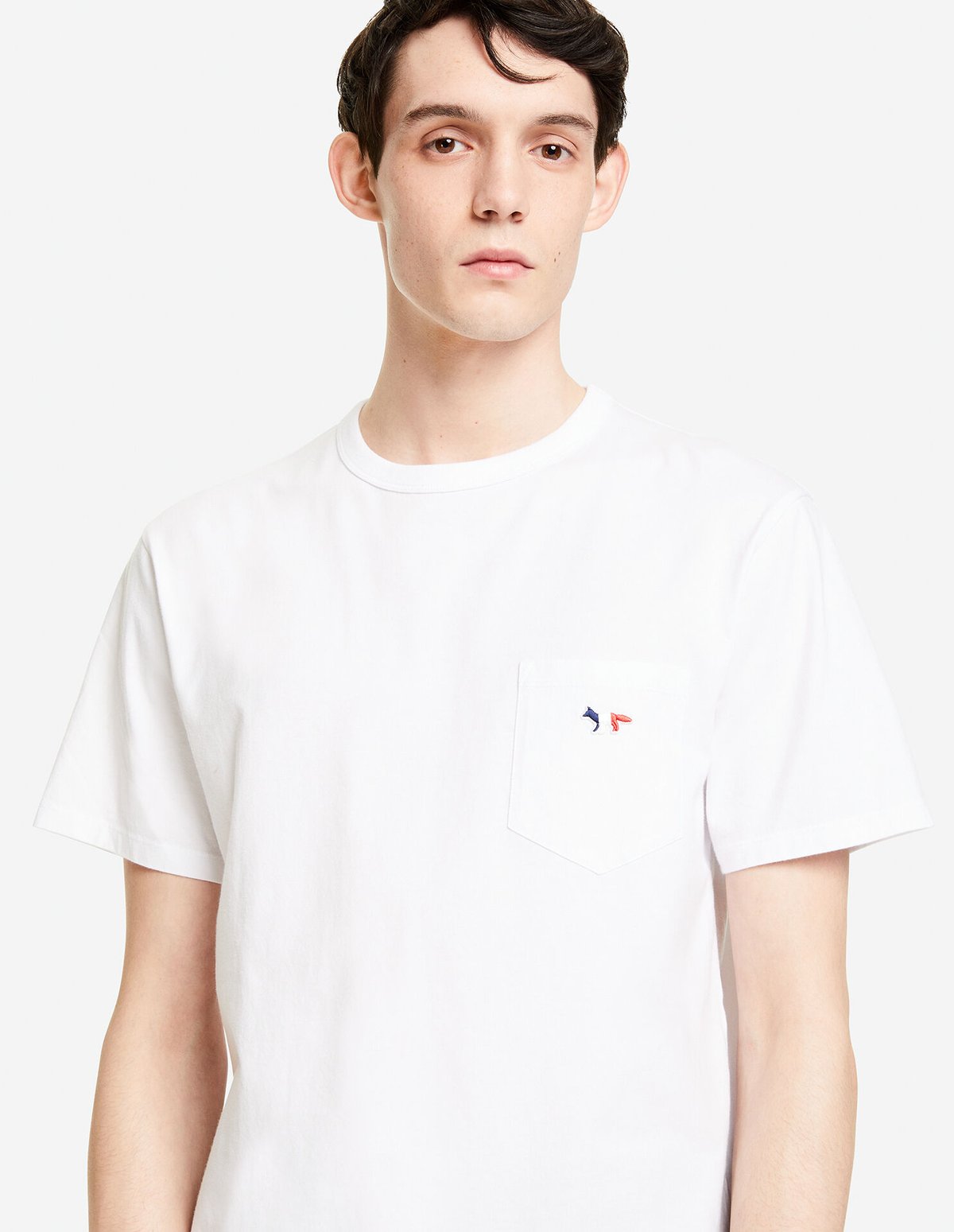 MAISON KITSUNÉ】TRICOLOR FOX PATCH CLASSIC POCK