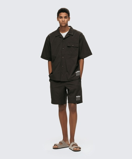 【WILD THINGS】OPEN COLLAR POCKET SHIRTS