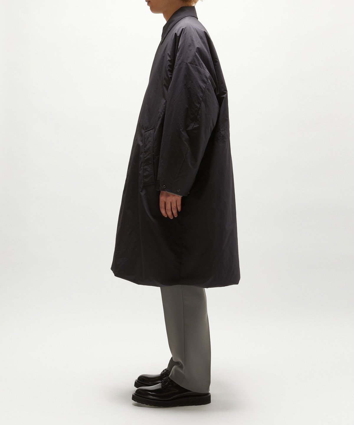 ジャケット・アウター HOOLYWOOD BALMACAAN COAT BLACK N.HOOLYWOOD - N.HOOLYWOOD COMPILE BALMACAAN COAT / エヌ