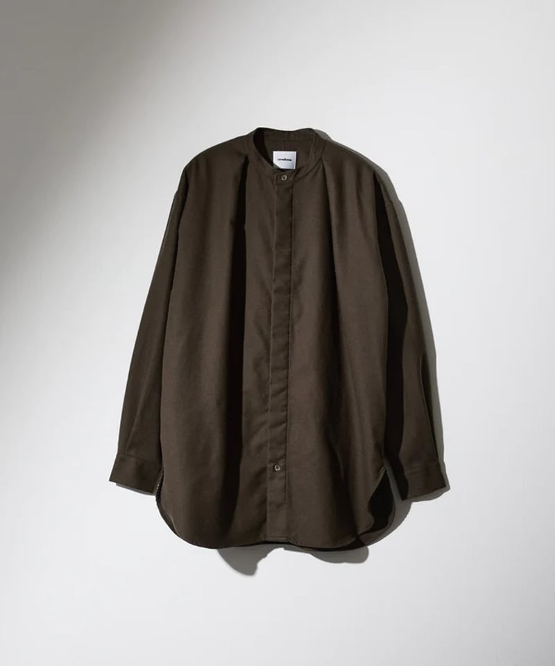colon】CSH-1 / 1in-Pleats Longshirt -Wool Flan