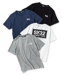 【SY32 by SWEET YEARS 】BOX LOGO BACK PRINT TEE