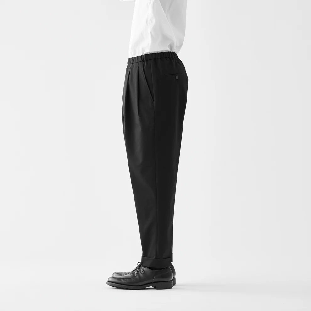 美品　:colon CPT-20 スラックス サイズ3 黒　定価35200円 colon】CPT-20 / Polyester Double Cloth / Black