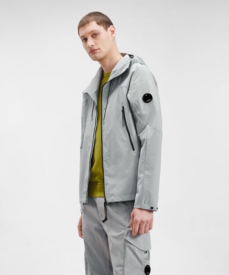 C.P. COMPANY PRO-TEK グレー 48 C.P. Company Pro-Tek Padded Shell Jacket Grey Black at