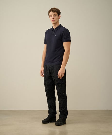【C.P.COMPANY】Stretch Piquet Slim Polo Shirt