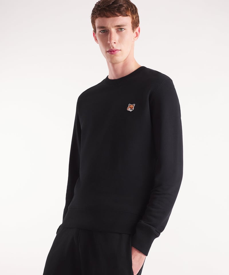 MAISON KITSUNE】FOX HEAD PATCH REGULAR SWEATSHI MAISON KITSUNE】FOX HEAD PATCH REGULAR SWEATSHI