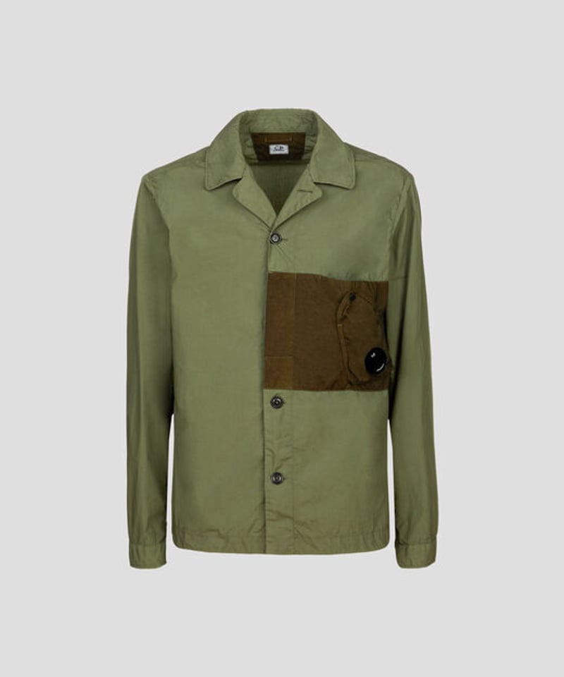C.P.COMPANY】Popeline Mixed Auxiliary Pocket Ov