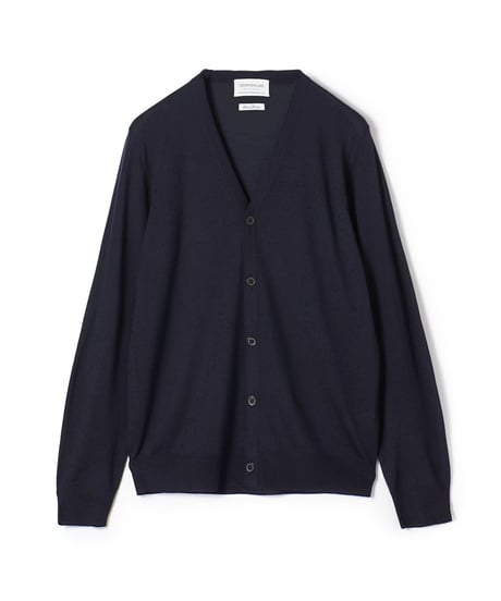 【TOMORROWLAND MEN】スーパーファインメリノウール Vネックカーディガン S WOOL