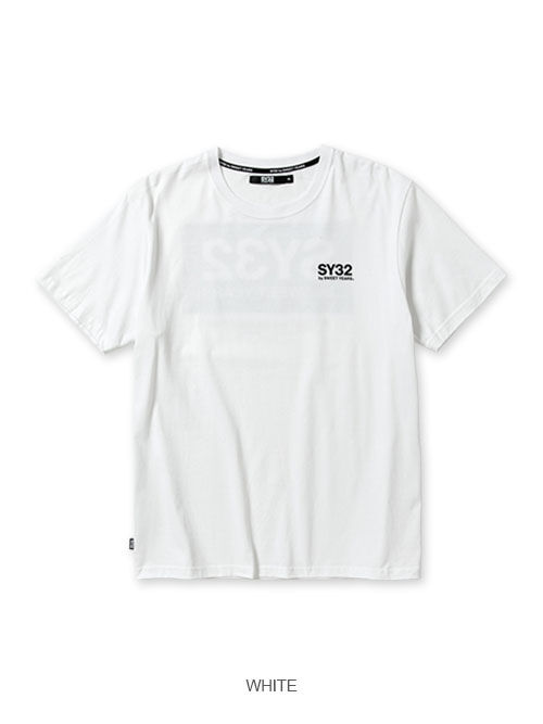 SY32 by SWEET YEARS 】BOX LOGO BACK PRINT TEE |