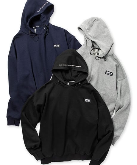 【SY32 by SWEET YEARS 】NAME TAG BIG SILHOUETTE P/O HOODIE