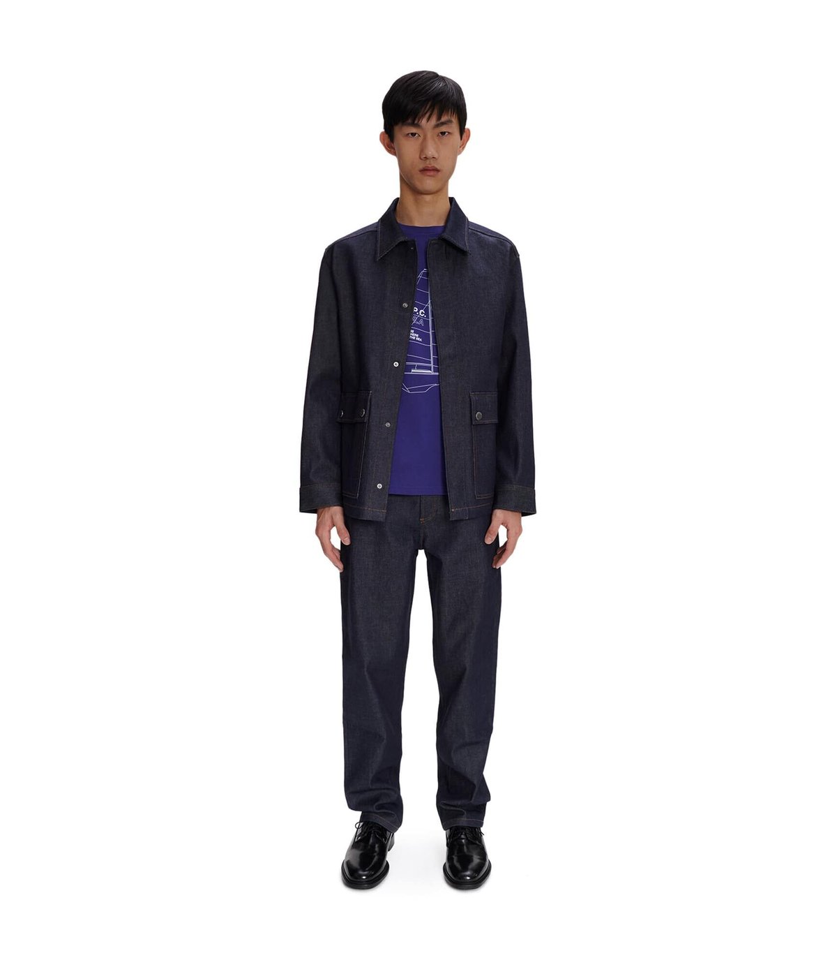 完売 美品 A.P.C. Enzo デニムジャケット ネイビー 完売 美品 A.P.C. Enzo デニムジャケット ネイビー - メルカリ