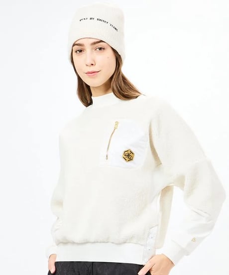 【SY32 by SWEET YEARS GOLF】WOOL ECO BOA PULLOVER