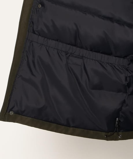 【DANTON】MEN'S ARMY HOODED DOWN JACKET