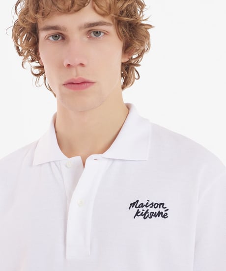 【MAISON KITSUNE】HANDWRITING COMFORT POLO