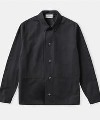 【About Companions】OWE overshirt black tencel