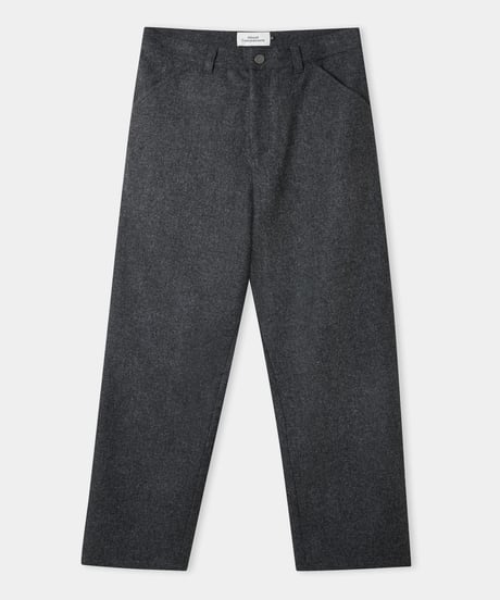 【About Companions】Lambswool trousers Carlo in anthracite