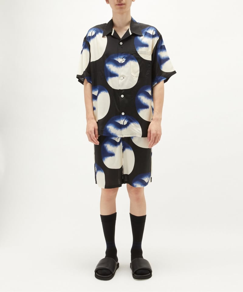 希少 美品 エヌハリウッド ✕ fragment design ペイントシャツ N.HOOLYWOOD】HALF SLEEVE SHIRT | MICHELLE STORES