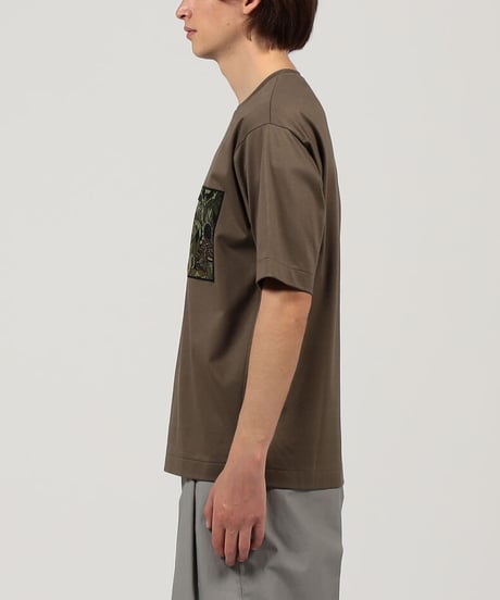【TOMORROWLAND MEN 】コットンプリントポケットTシャツ