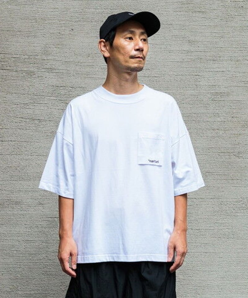【美品】narifuri シアサッカフードーシャツ narifuri】narifuri × 洗濯ブラザーズ SHELTECH ワイドTシャツ |