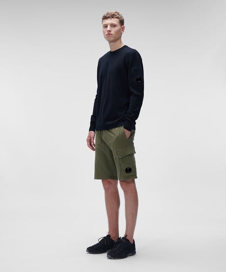 【C.P.COMPANY】  Merino Wool Crew Neck Knit