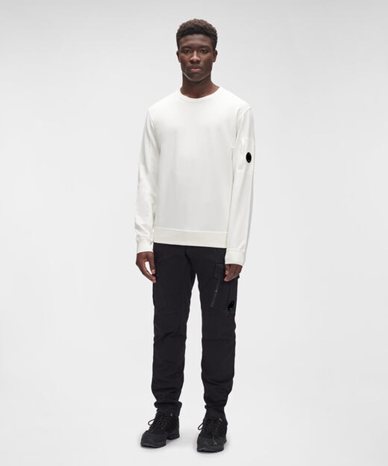 C.P.COMPANY】Light Fleece Crew Neck Sweatshirt