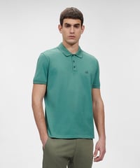 【C.P.COMPANY】70/2 Mercerized Jersey Twisted Relaxed Polo Shirt