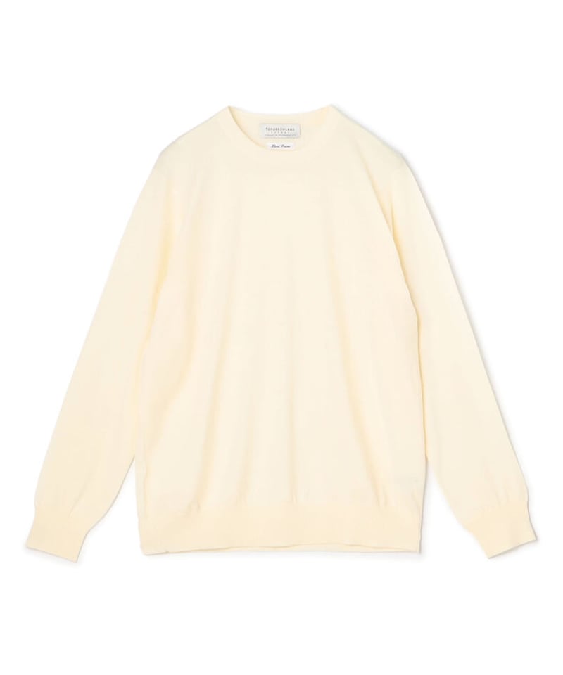 TOMORROWLAND TRICOT】 スーパーファインメリノウール クルーネック