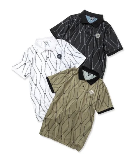 【SY32 by SWEET YEARS GOLF】QD GRAPHIC POLO
