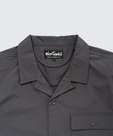 【WILD THINGS】OPEN COLLAR POCKET SHIRTS
