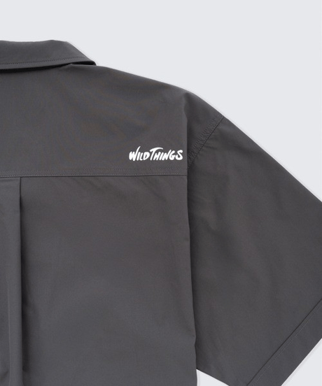 【WILD THINGS】OPEN COLLAR POCKET SHIRTS