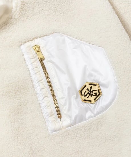 【SY32 by SWEET YEARS GOLF】WOOL ECO BOA PULLOVER