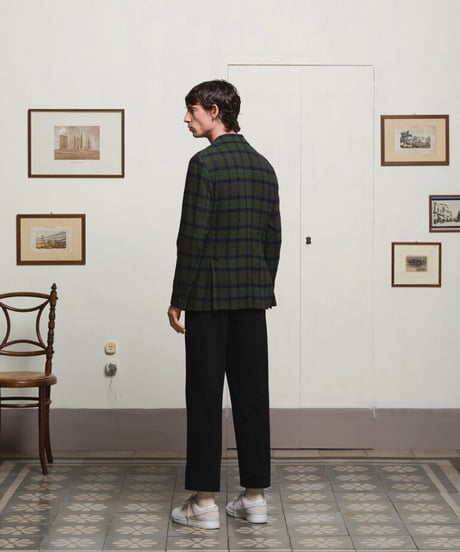 【CIRCOLO1901】OVER CHECK BASIC BLAZER