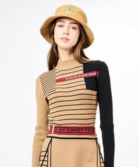 【SY32 by SWEET YEARS GOLF】PANEL BORDER SWEATER