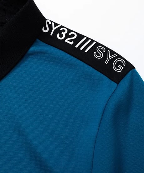 【SY32 by SWEET YEARS GOLF】LASER ZIP UP POLO