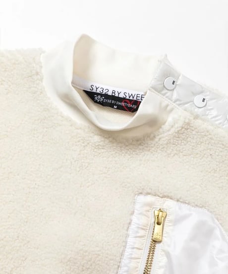 【SY32 by SWEET YEARS GOLF】WOOL ECO BOA PULLOVER